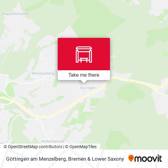 Göttingen am Menzelberg map
