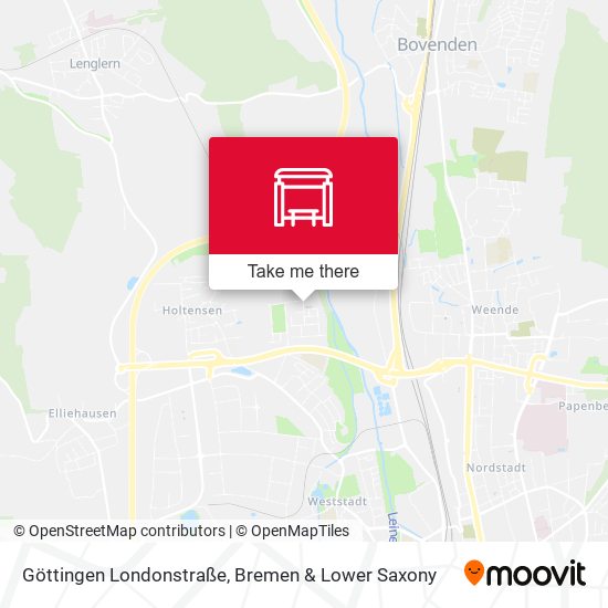 Göttingen Londonstraße map