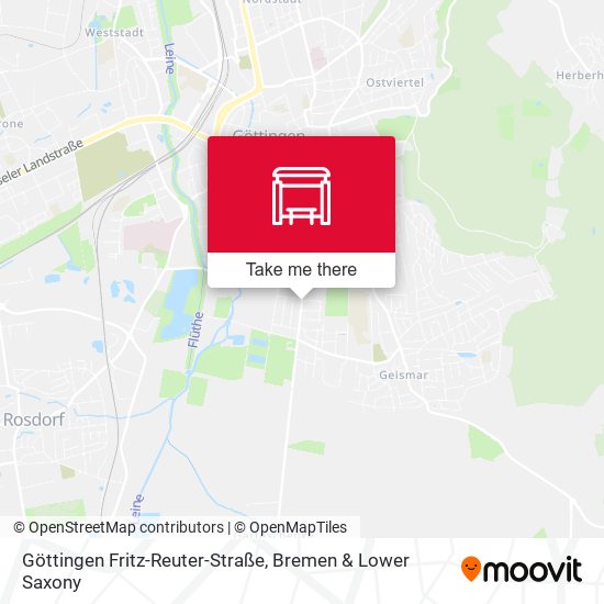 Göttingen Fritz-Reuter-Straße map