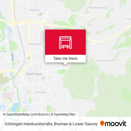 Göttingen Hainbundstraße map