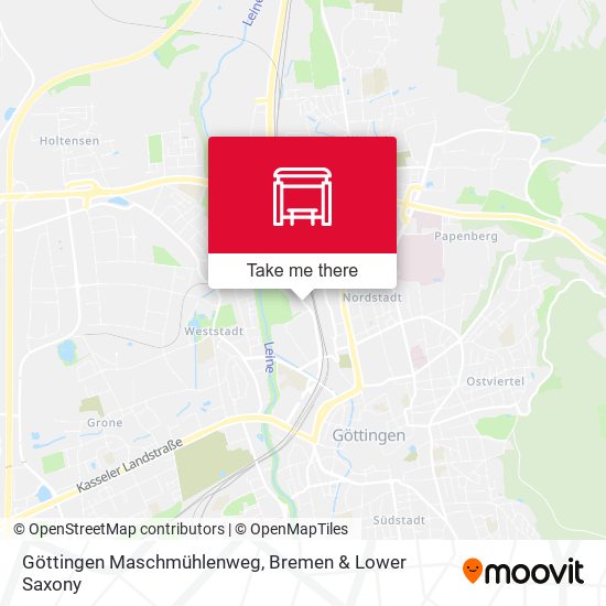 Göttingen Maschmühlenweg map
