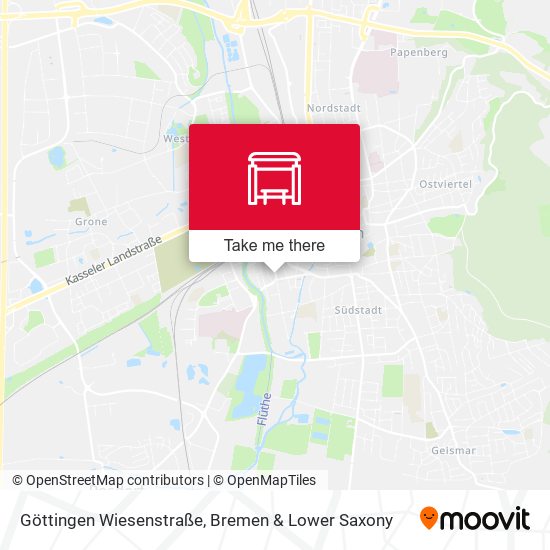 Göttingen Wiesenstraße map
