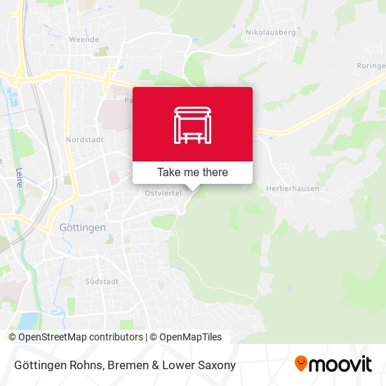 Göttingen Rohns map