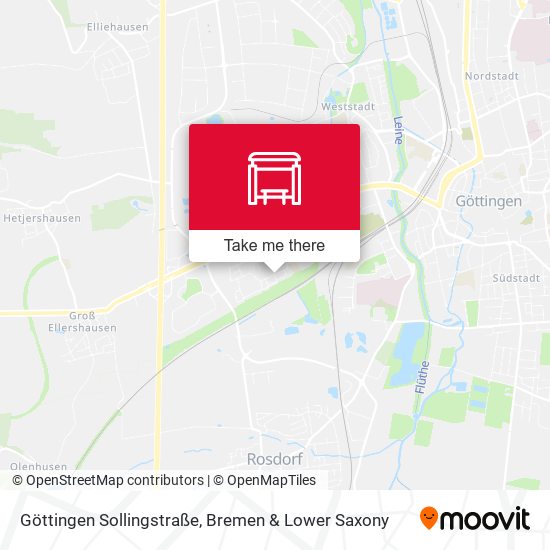 Göttingen Sollingstraße map