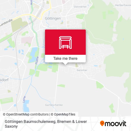 Göttingen Baumschulenweg map