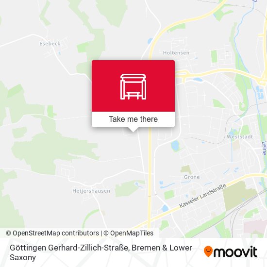 Göttingen Gerhard-Zillich-Straße map