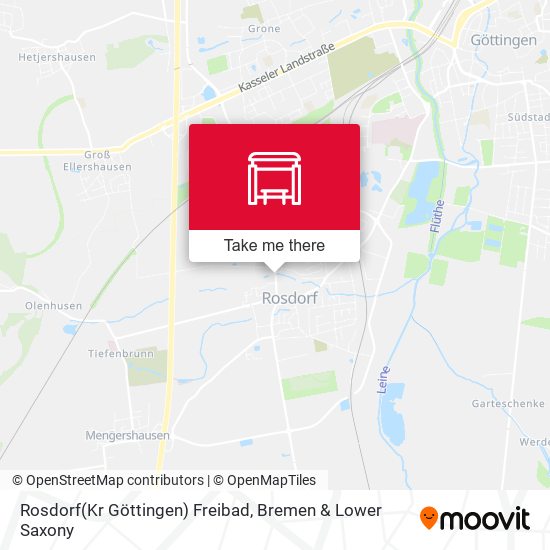Rosdorf(Kr Göttingen) Freibad map