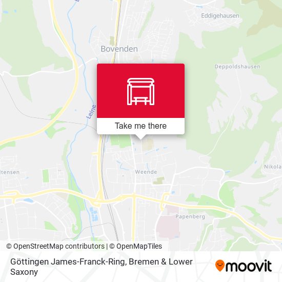 Göttingen James-Franck-Ring map