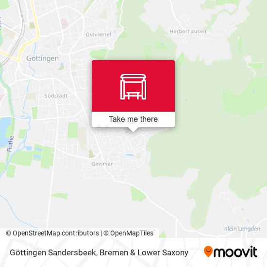Göttingen Sandersbeek map