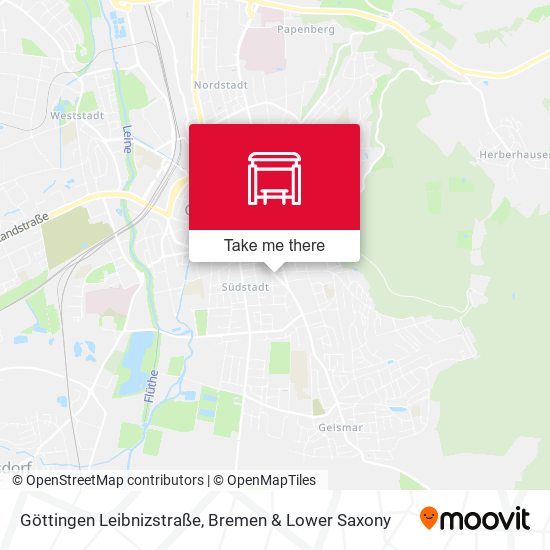 Göttingen Leibnizstraße map