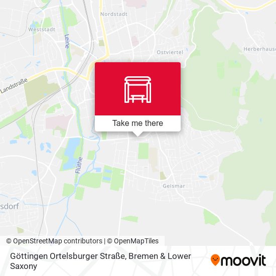 Göttingen Ortelsburger Straße map