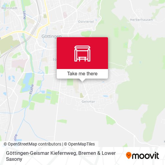 Göttingen-Geismar Kiefernweg map