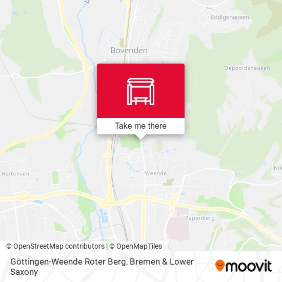 Göttingen-Weende Roter Berg map