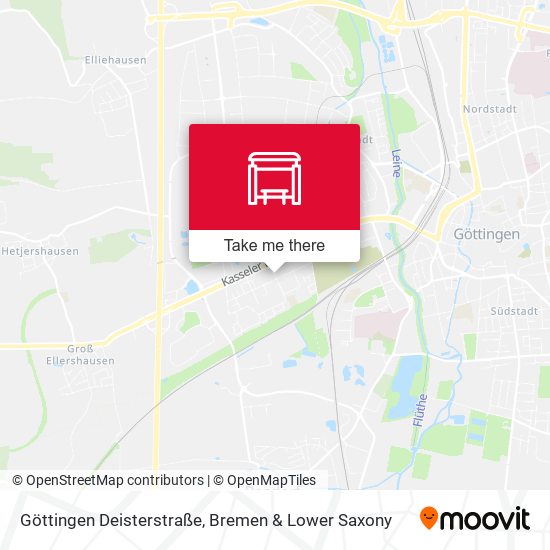 Göttingen Deisterstraße map