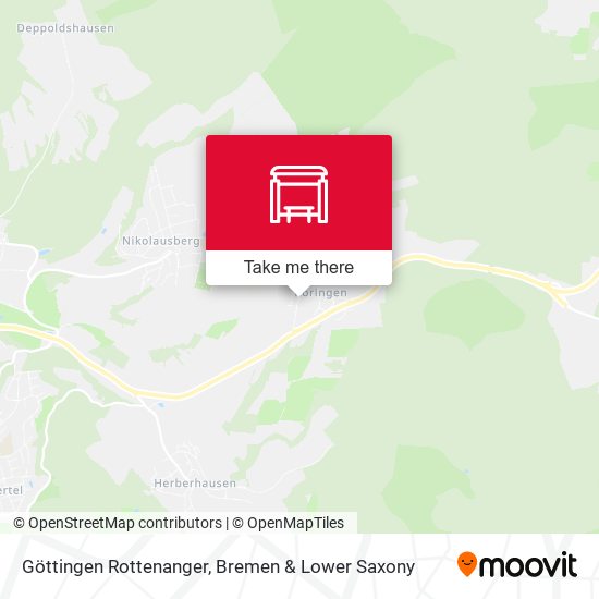 Göttingen Rottenanger map