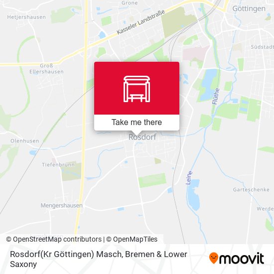 Rosdorf(Kr Göttingen) Masch map