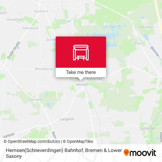 Hemsen(Schneverdingen) Bahnhof map