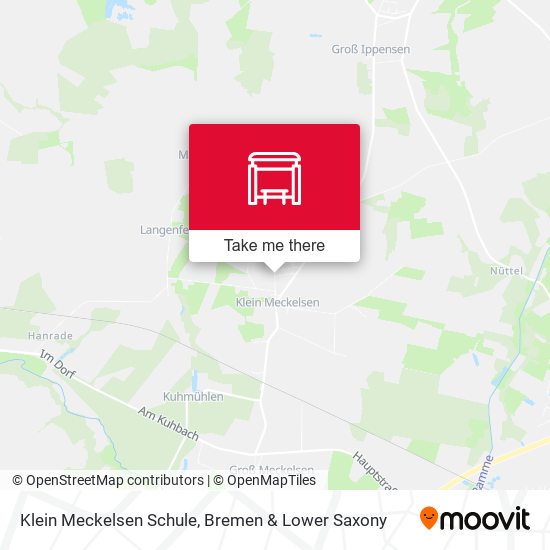 Klein Meckelsen Schule map