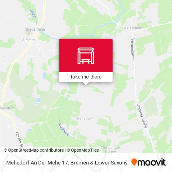 Mehedorf An Der Mehe 17 map