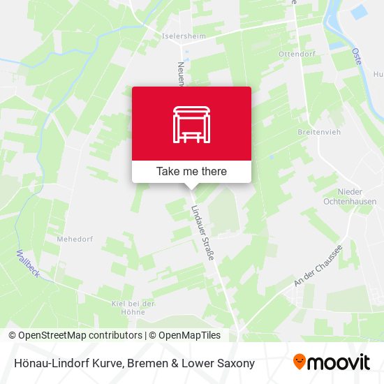 Hönau-Lindorf Kurve map