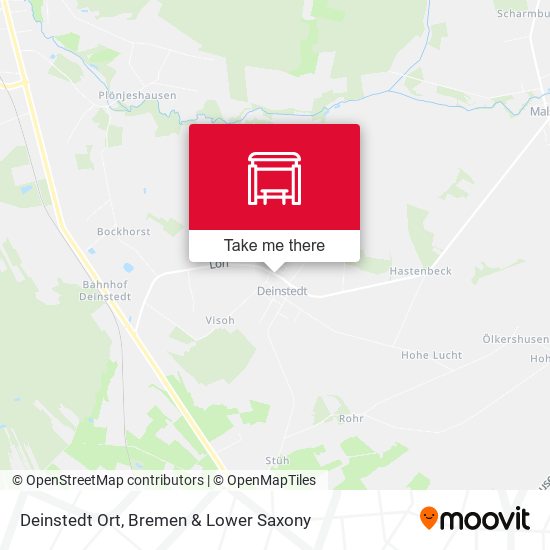 Deinstedt Ort map