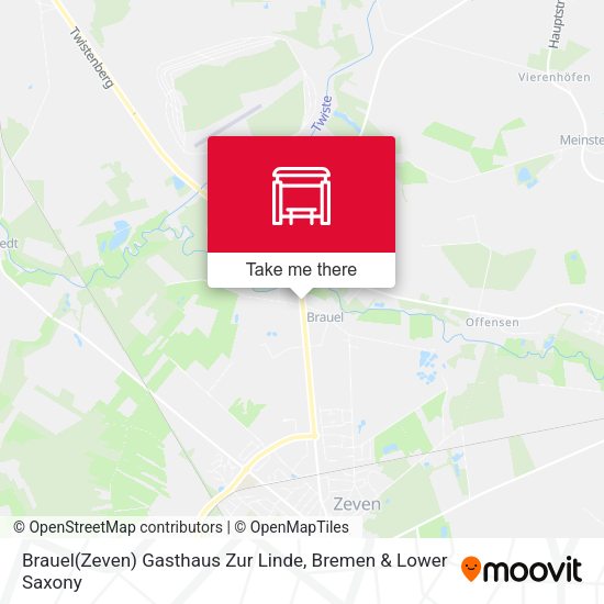 Brauel(Zeven) Gasthaus Zur Linde map