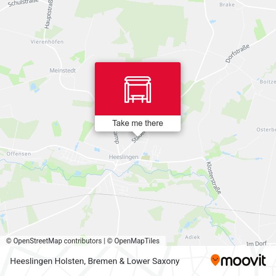 Heeslingen Holsten map