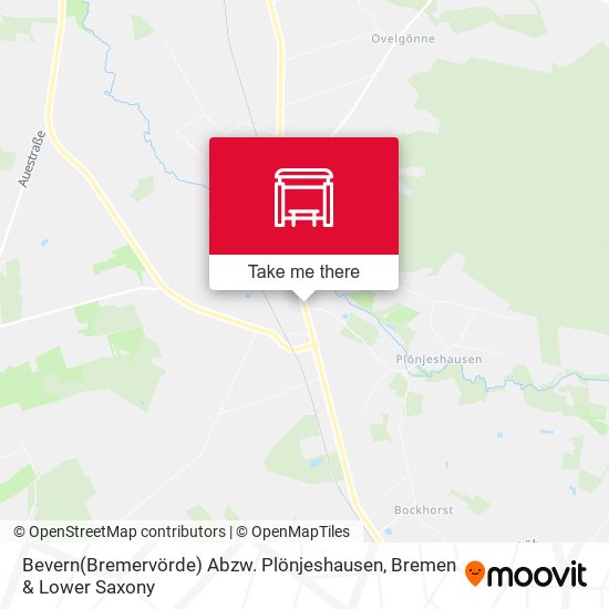 Bevern(Bremervörde) Abzw. Plönjeshausen map