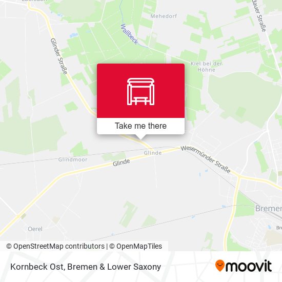 Kornbeck Ost map