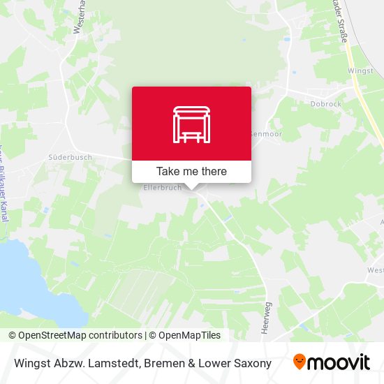 Wingst Abzw. Lamstedt map