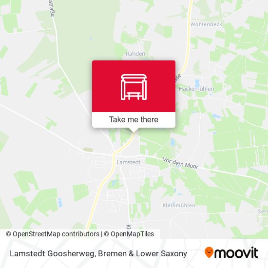Lamstedt Goosherweg map