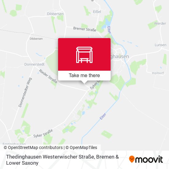 Thedinghausen Westerwischer Straße map