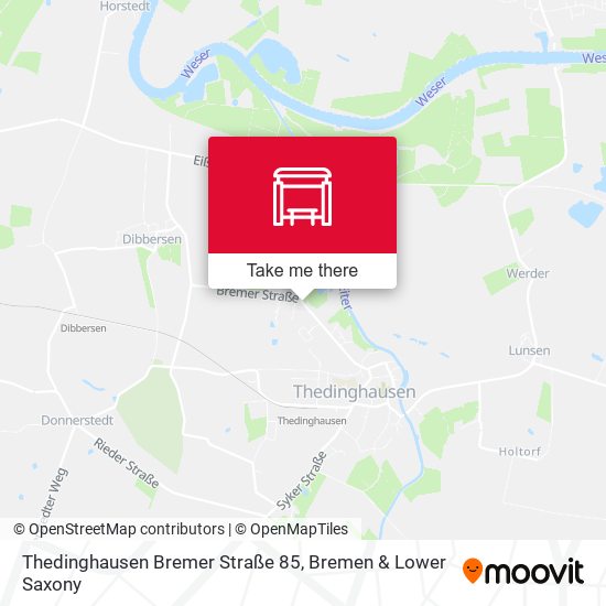 Thedinghausen Bremer Straße 85 map