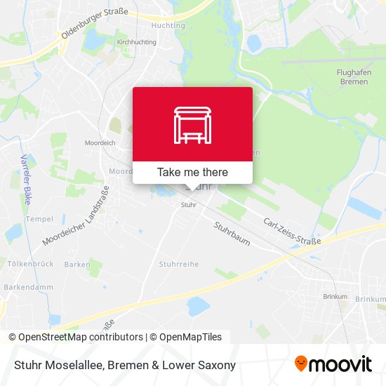 Stuhr Moselallee map
