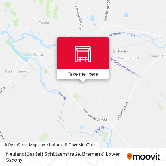 Карта Neuland(Barßel) Schützenstraße