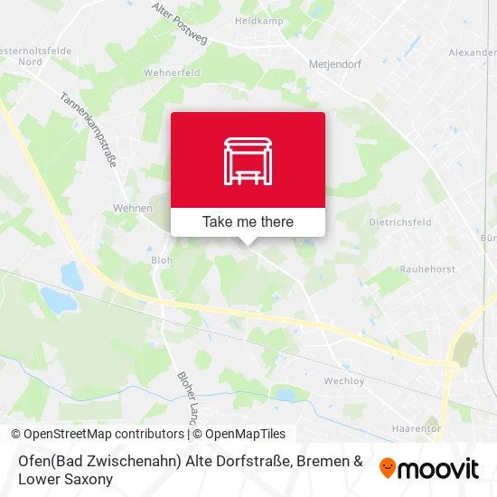 Карта Ofen(Bad Zwischenahn) Alte Dorfstraße