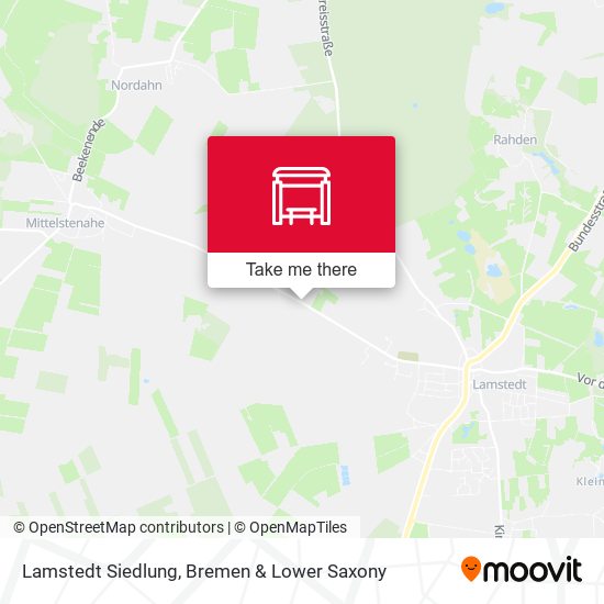 Lamstedt Siedlung map
