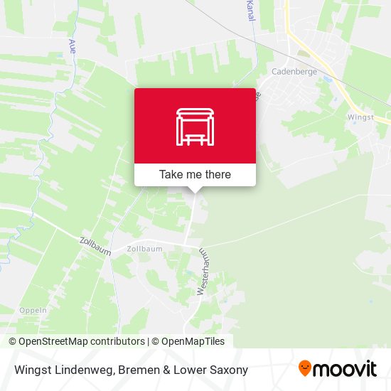 Wingst Lindenweg map