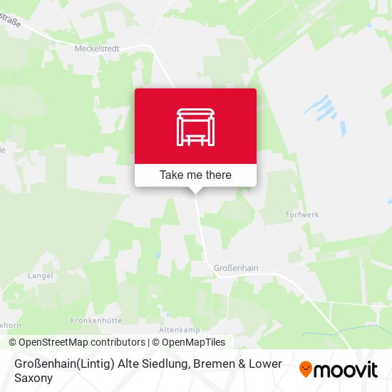 Großenhain(Lintig) Alte Siedlung map
