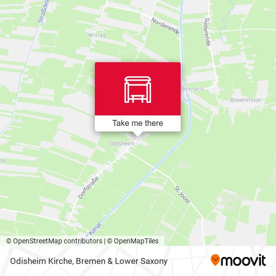 Odisheim Kirche map