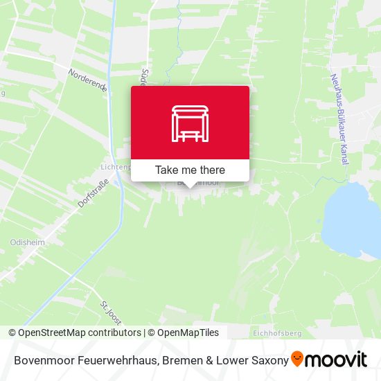 Bovenmoor Feuerwehrhaus map