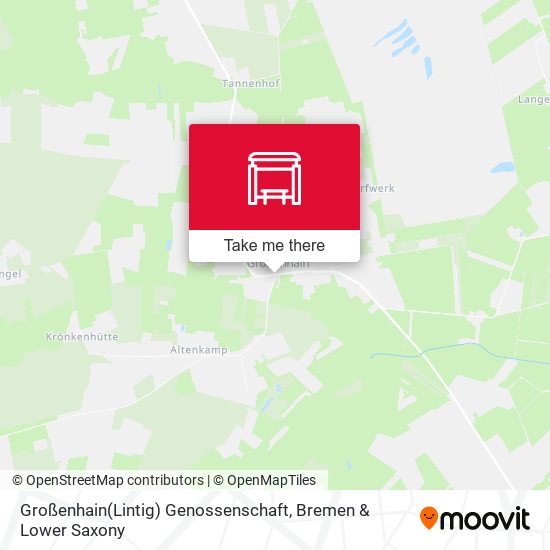 Großenhain(Lintig) Genossenschaft map
