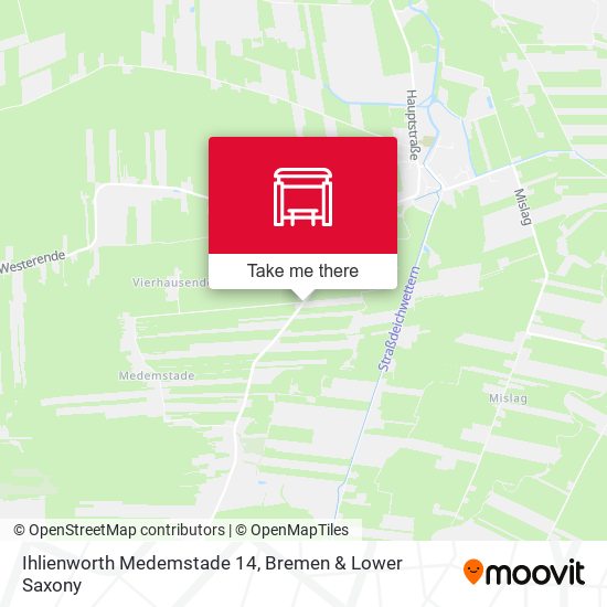 Ihlienworth Medemstade 14 map