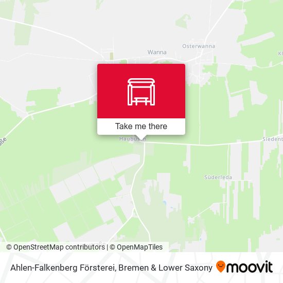 Ahlen-Falkenberg Försterei map