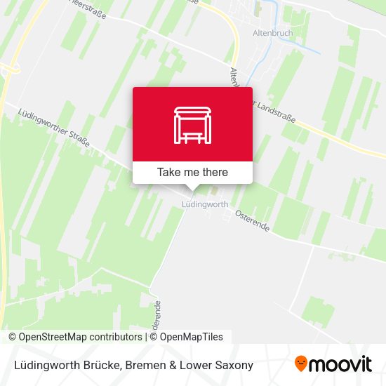 Lüdingworth Brücke map