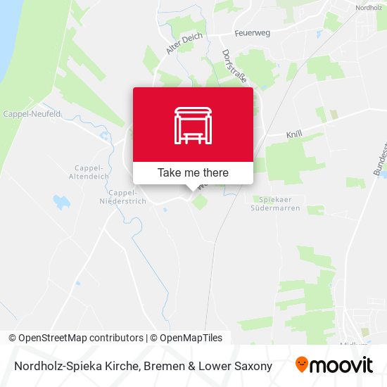Nordholz-Spieka Kirche map