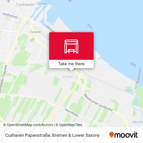 Cuxhaven Papenstraße map