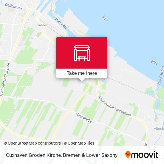 Cuxhaven Groden Kirche map