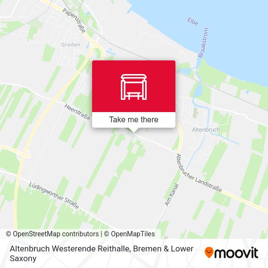 Altenbruch Westerende Reithalle map