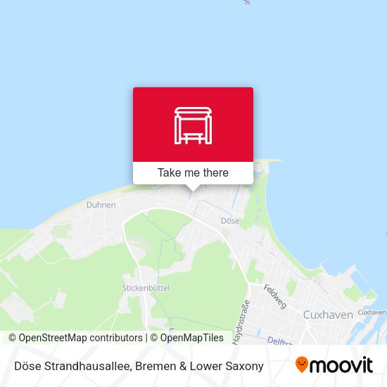 Döse Strandhausallee map